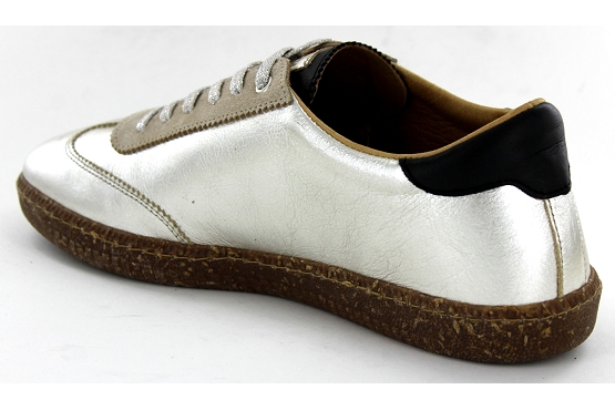 K.mary baskets sneakers caille cuir platine5951001_3