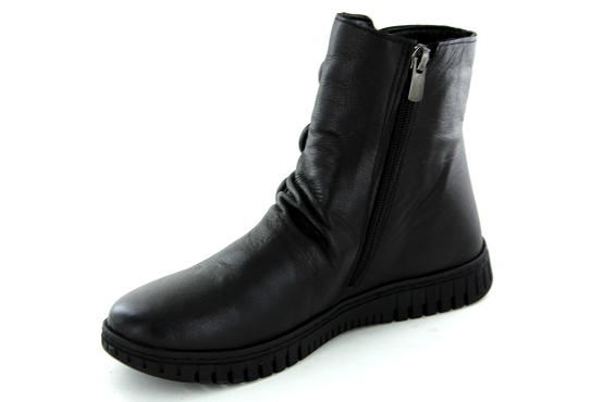 Madory boots bottine felin cuir noir5951301_2