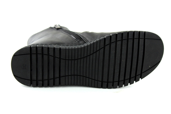 Madory boots bottine felin cuir noir5951301_4