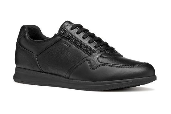 Geox baskets sneakers u56h5a cuir noir5951901_1