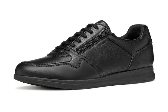 Geox baskets sneakers u56h5a cuir noir5951901_2