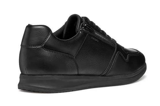 Geox baskets sneakers u56h5a cuir noir5951901_4