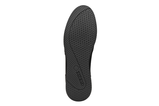Geox baskets sneakers u56h5a cuir noir5951901_5