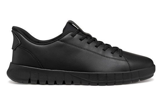 Geox baskets sneakers u56maa cuir noir5952001_2