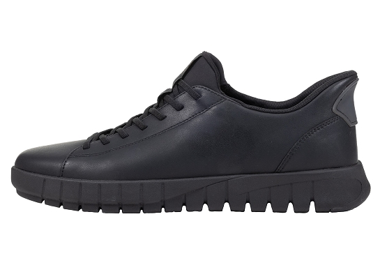 Geox baskets sneakers u56maa cuir noir5952001_3