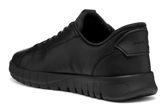 Geox baskets sneakers u56maa cuir noir5952001_4