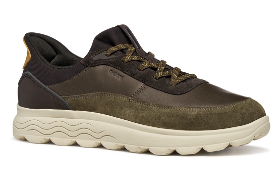 Geox baskets sneakers u56mpa cuir brown5952101_1
