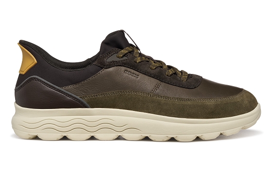 Geox baskets sneakers u56mpa cuir brown5952101_3