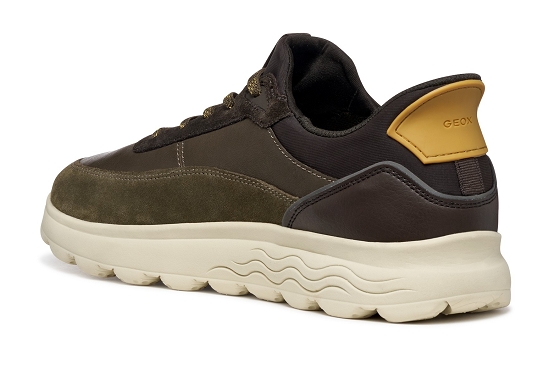 Geox baskets sneakers u56mpa cuir brown5952101_4