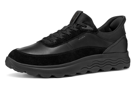 Geox baskets sneakers u56mpa cuir noir5952201_2
