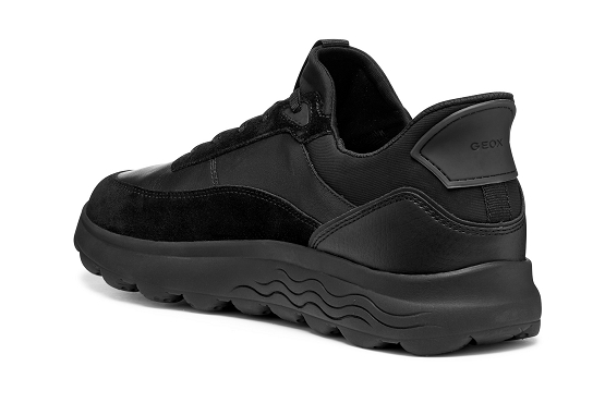 Geox baskets sneakers u56mpa cuir noir5952201_4