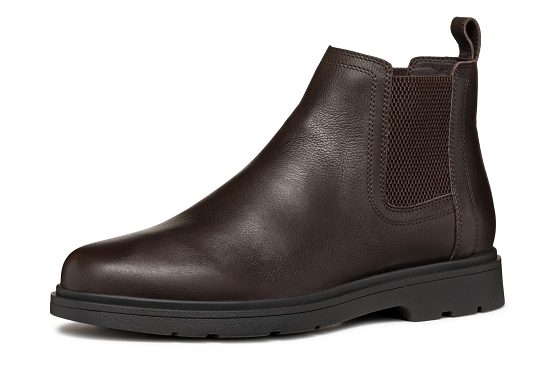 Geox bottines boots u36d1c cuir coffee5952601_2
