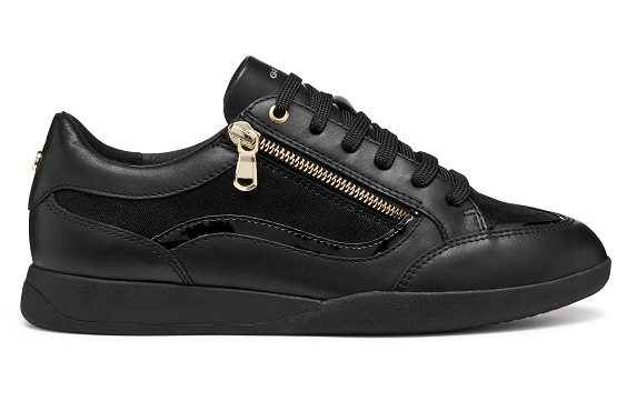 Geox baskets sneakers d563bb cuir noir5953401_2