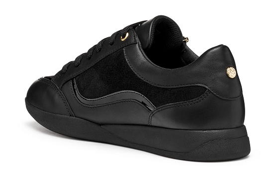 Geox baskets sneakers d563bb cuir noir5953401_3