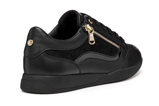Geox baskets sneakers d563bb cuir noir5953401_4