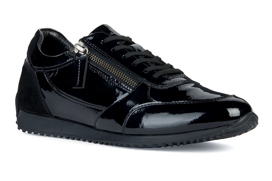 Geox baskets sneakers d36noa vernis noir5953501_1
