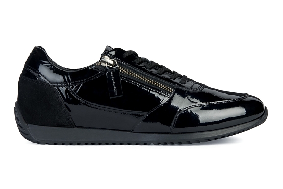 Geox baskets sneakers d36noa vernis noir5953501_2