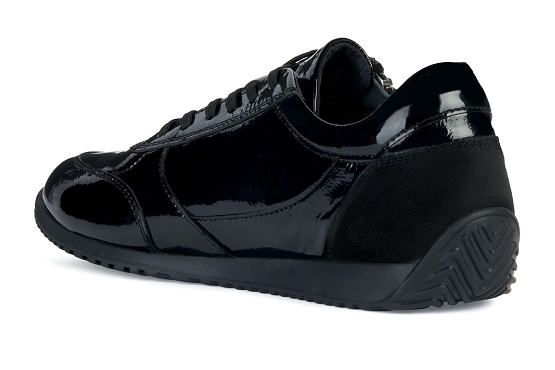 Geox baskets sneakers d36noa vernis noir5953501_3
