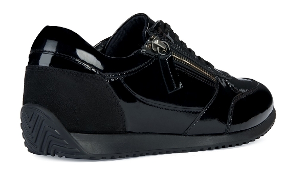 Geox baskets sneakers d36noa vernis noir5953501_4