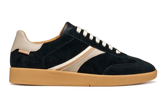 Geox baskets sneakers d56uga cuir noir5953801_3