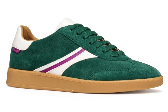 Geox baskets sneakers d56uga cuir green5953901_1