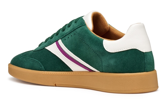 Geox baskets sneakers d56uga cuir green5953901_4