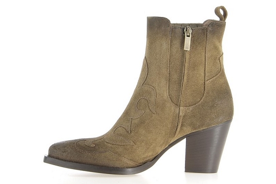 Muratti boots bottine s1549 velours taupe5955301_3