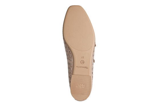 Tamaris ballerines 22132.46.222 cuir nude5965601_4