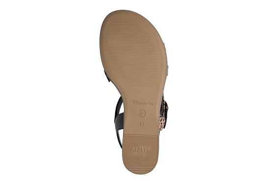 Tamaris sandales nu pieds 28146.46.098 cuir noir5973001_4