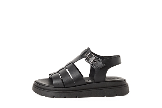 Tamaris sandales nu pieds 28214.46.003 cuir noir5973601_2