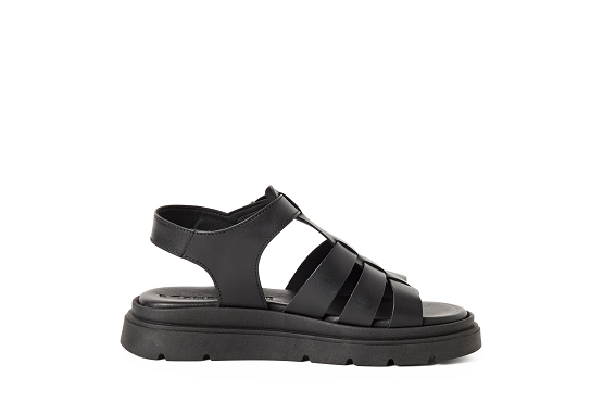 Tamaris sandales nu pieds 28214.46.003 cuir noir5973601_3