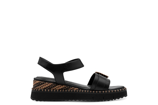 Tamaris sandales nu pieds 28223.46.001 cuir noir5973701_3