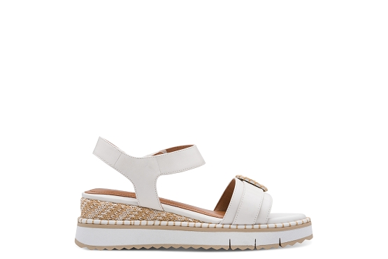 Tamaris sandales nu pieds 28223.46.100 cuir blanc5973801_3