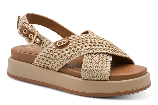 Tamaris sandales nu pieds 28224.46.400 cuir beige5974001_1