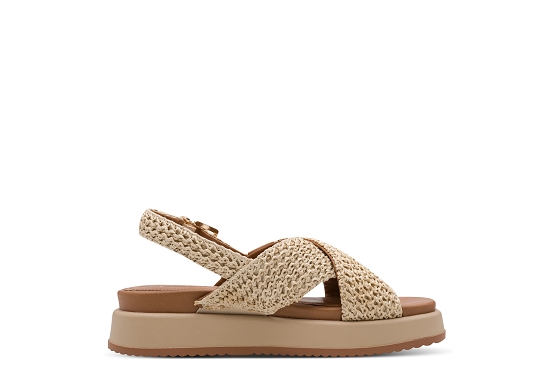 Tamaris sandales nu pieds 28224.46.400 cuir beige5974001_3