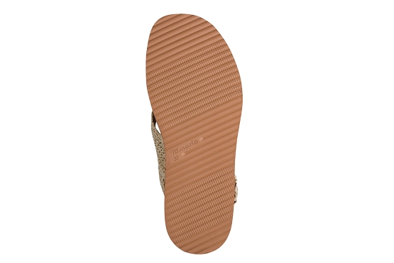 Tamaris sandales nu pieds 28224.46.400 cuir beige5974001_4