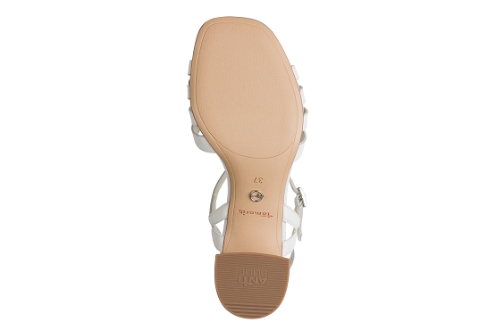 Tamaris sandales nu pieds 28229.46.100 cuir blanc5974101_4