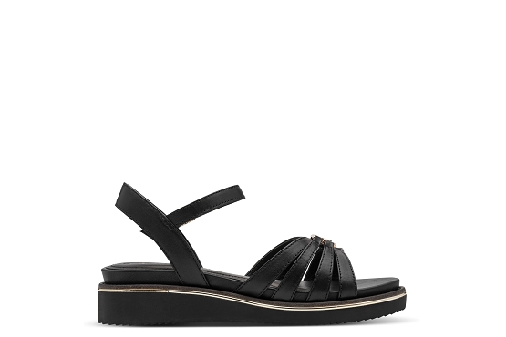 Tamaris sandales nu pieds 28242.46.001 cuir noir5974501_3