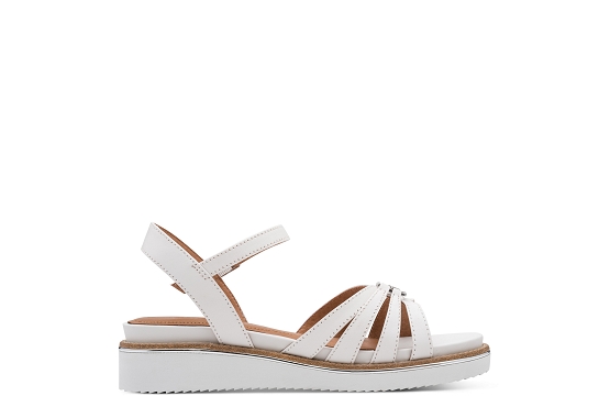 Tamaris sandales nu pieds 28242.46.100 cuir blanc5974601_3