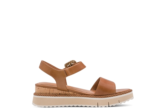 Tamaris sandales nu pieds 28247.46.305 cuir cognac5974701_3