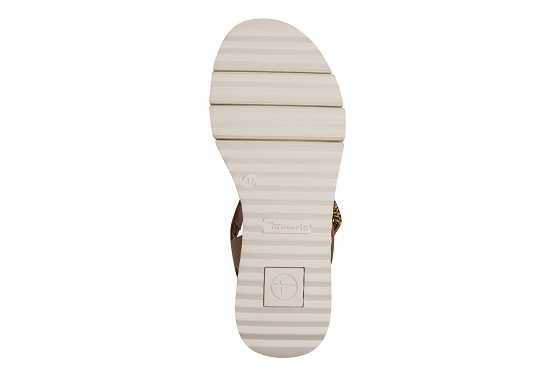 Tamaris sandales nu pieds 28247.46.305 cuir cognac5974701_4