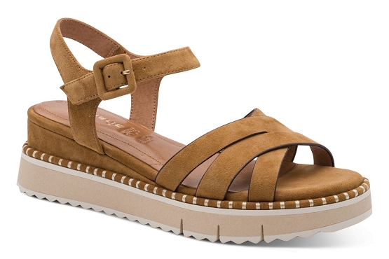 Tamaris sandales nu pieds 28269.46.305 cuir cognac5975001_1