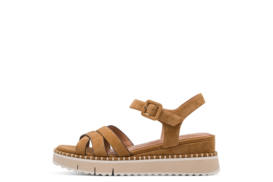 Tamaris sandales nu pieds 28269.46.305 cuir cognac5975001_2