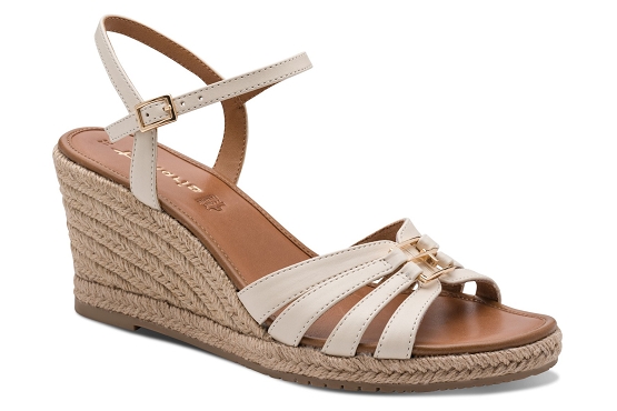 Tamaris sandales nu pieds 28312.46.109 cuir blanc5975201_1