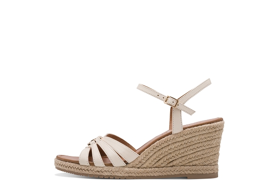 Tamaris sandales nu pieds 28312.46.109 cuir blanc5975201_2