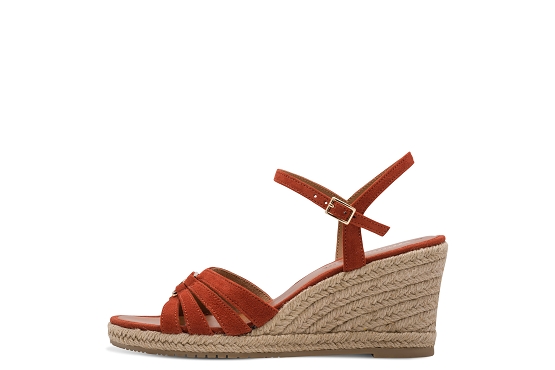 Tamaris sandales nu pieds 28312.46.672 cuir terracotta5975301_2