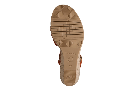 Tamaris sandales nu pieds 28312.46.672 cuir terracotta5975301_4