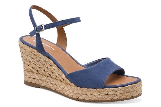 Tamaris sandales nu pieds 28335.46.800 cuir bleu5975401_1