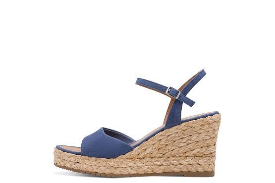 Tamaris sandales nu pieds 28335.46.800 cuir bleu5975401_2