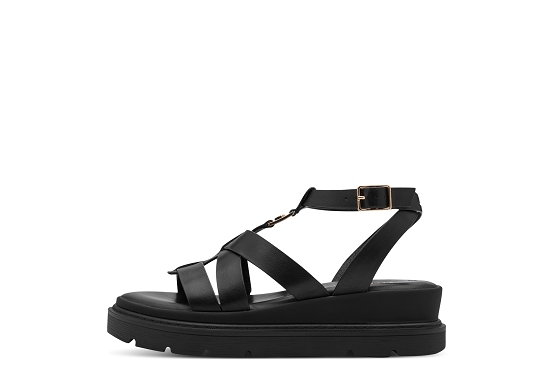 Tamaris sandales nu pieds 28709.46.001 cuir noir5976301_2